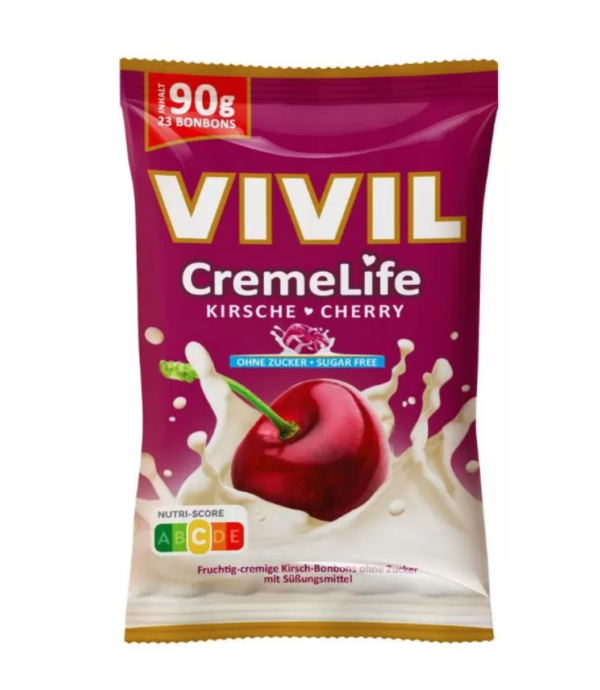 Vivil CremeLife Wiśnia bez cukru 90g